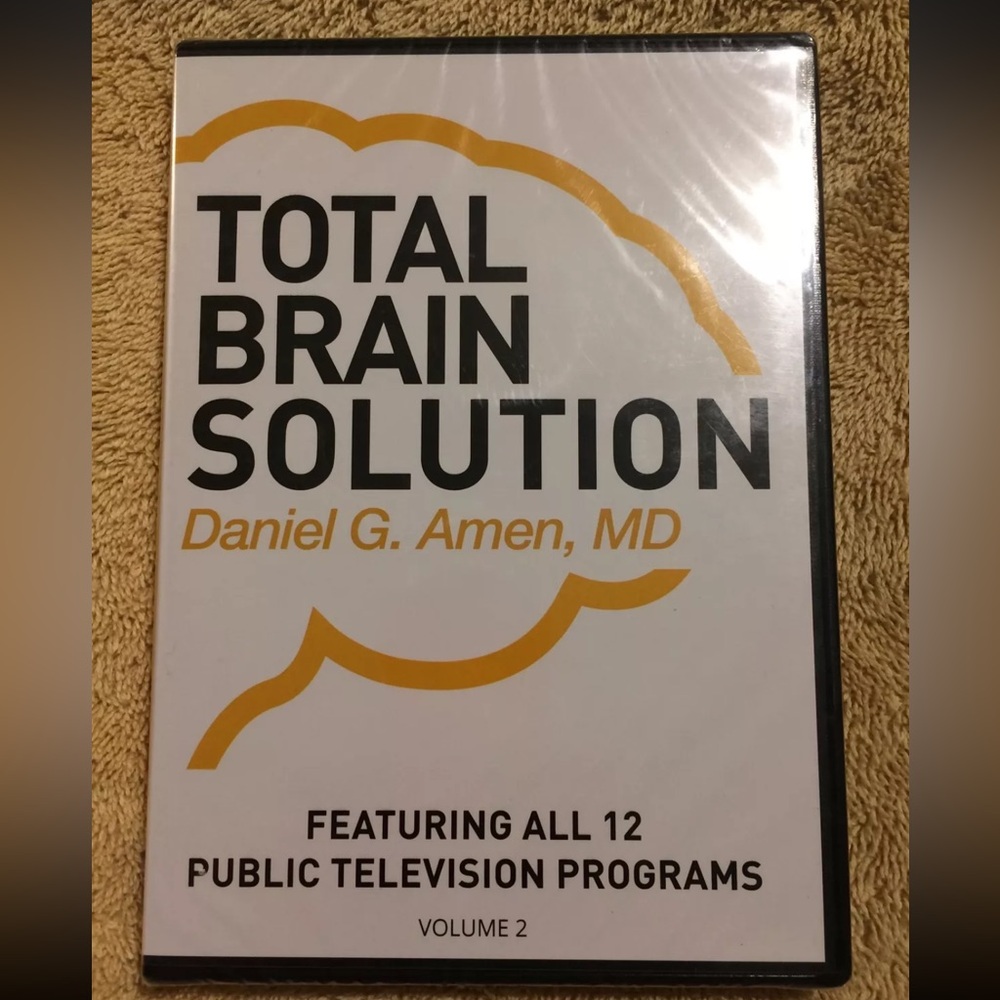 Total Brain Solution Daniel G. Amen, MD Volume 2 DVD (12 TV Programs, 2018) New
